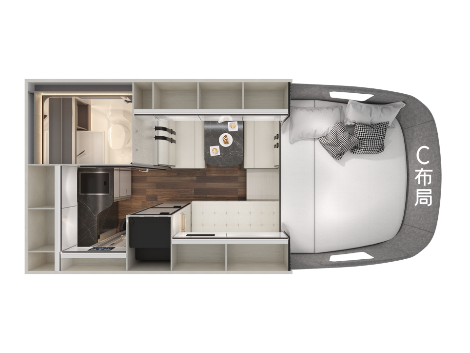 自由炮系列房車布局盤點，總有一款適合你！